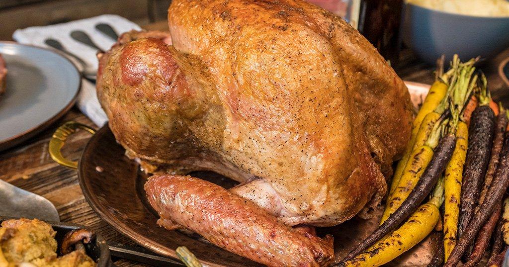 Smoked Bourbon & Orange Brined Turkey Traeger Grills